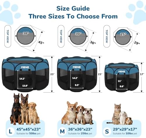 Dog Cat Small Animal Puppy Playpen Crate - Image 2