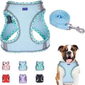 Step in Mesh Dog Harness and Leash Set Breathable Air Mesh Harness by BTDCFY