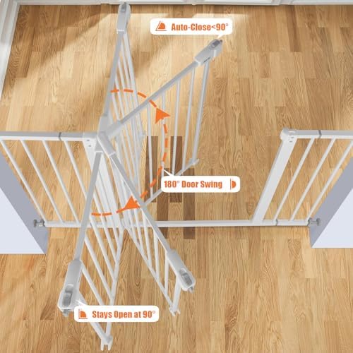keny 36" Extra Tall Baby Gate for Stairs - Image 5
