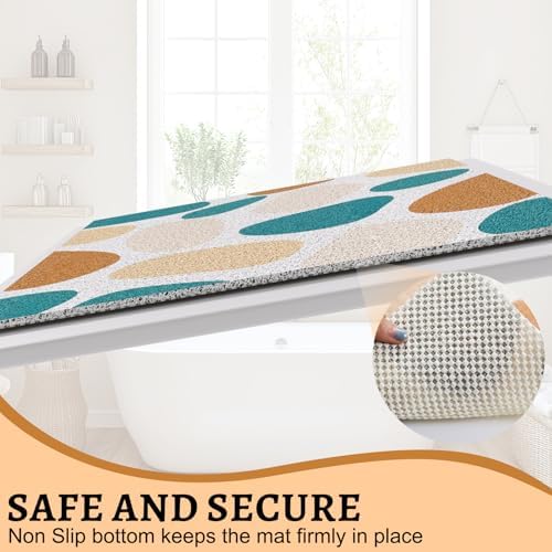 Anti Slip Loofah Shower Mat, Quick Drying Bathtub Mat - Image 3