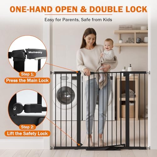 Mumeasy 36" Extra Tall Baby Gate - Image 4