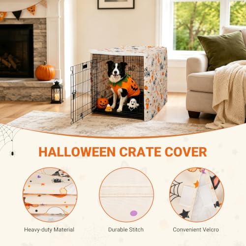 Explore Land Halloween Pattern Dog Crate Cover, 42 Inches - Image 5