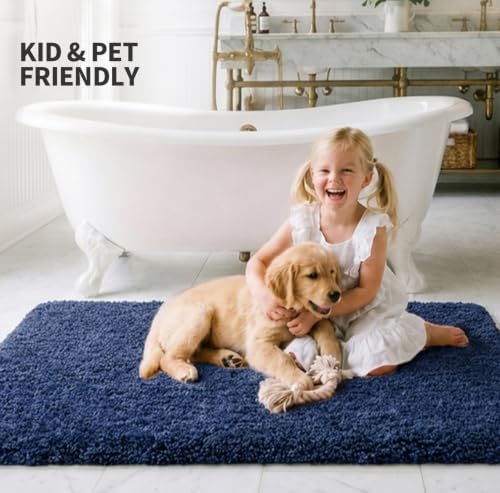 ILANGO Bathroom Rugs 70" × 24", Extra Soft Absorbent Microfiber Bath Rugs - Image 2