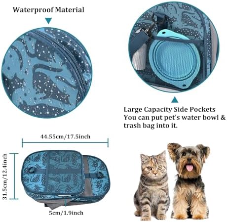 Soft-Sided Kennel Pet Carrier, Airline Approved Travel Handbag - Image 5