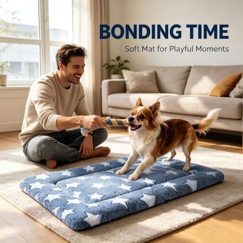 Dog Bed Mat, Reversible Crate Pads - Image 2