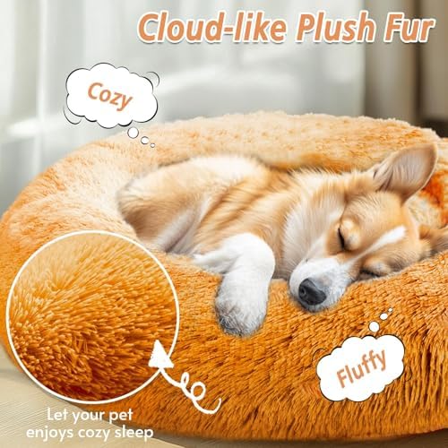 JOLLYVOGUE Calming Small Dog & Cat Bed - Image 2