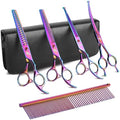 DRGSKL 5-Piece Pet Grooming Scissors Set by ProfessionalKitchenKnife