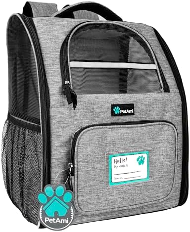 PetAmi Dog Backpack Carrier Airline Approved Cat Pet Puppy Bag by PetAmi