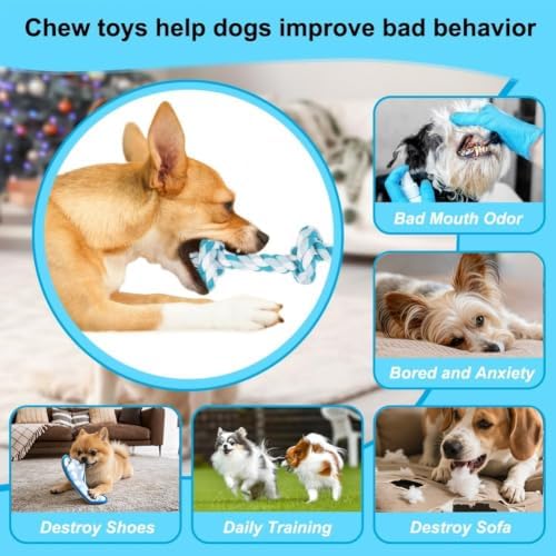 SZEE Dog Rope Toy, Rope Toys for Dogs, Suitable for Small Breeds Puppies - Image 4