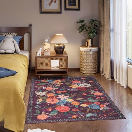 Area Rug 4x6 Rug Washable Boho Rugs - Image 6