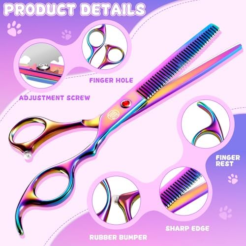 Professional Dog Grooming Scissors Set, 7 Inch/8 Inch Pet Grooming Scissors - Image 4
