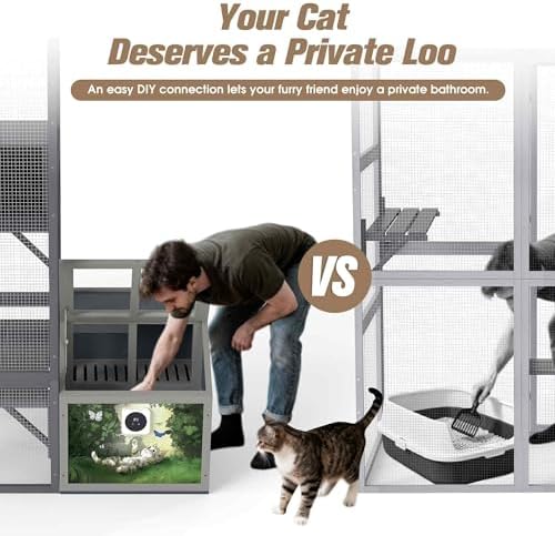 COZIWOW Modern Cat Litter Box Enclosure - Image 6