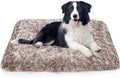 Dog Bed Crate Pad Plush Soft Dog Crate Bed by ULIGOTA