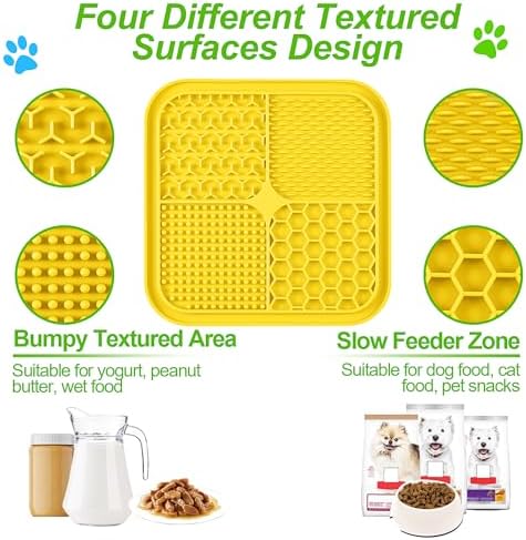 LUKITO 3PCS Lick Mat for Dogs and Cats, Licking Mat - Image 2