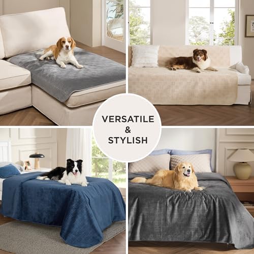 Bedsure Waterproof Couch Cover for Sofa and Dogs Quick Drying - Image 2