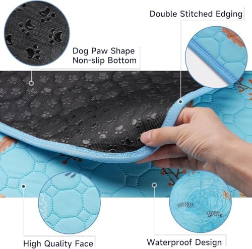 Sunheir Washable Pee Pads for Dogs Large 24" x 72" 2-Pack Reusable Puppy Pads - Image 2