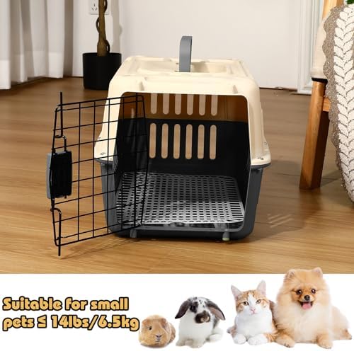 2 Set Hard Plastic Pet Carrier Breathable Dog Cat - Image 4