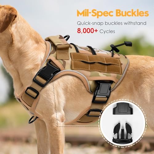 Heavy-Duty Tactical Dog Harness - Image 3