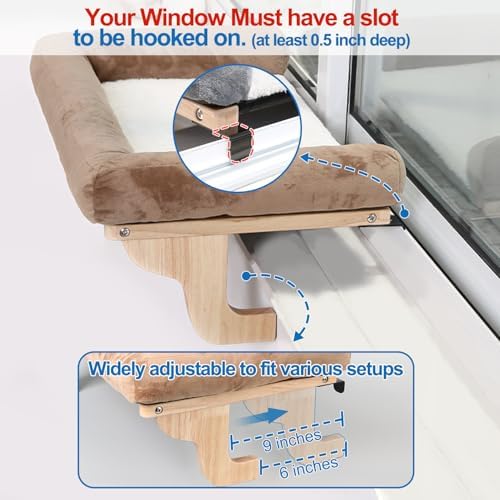 Zakkart Cat Perch for Windowsill - Image 4