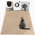 WePet Cat Litter Box Mat, Kitty Premium PVC Pad, Durable Trapping Rug, by WePet