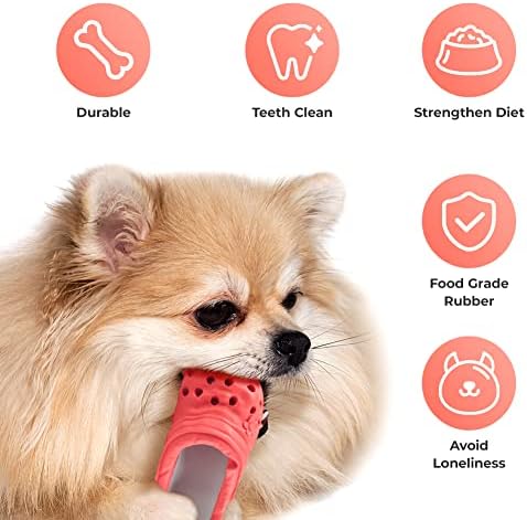 Dog Chew Toy, Durable Rubber Slipper Toy - Image 5