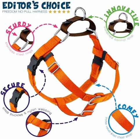 2 Hounds Design Freedom No Pull Dog Harness, 1 inch XXL - Image 4