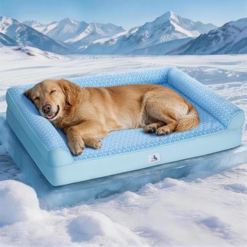 Cooling Dog Bed with PCM, Instant Chill Pet Sofa by Unknown
