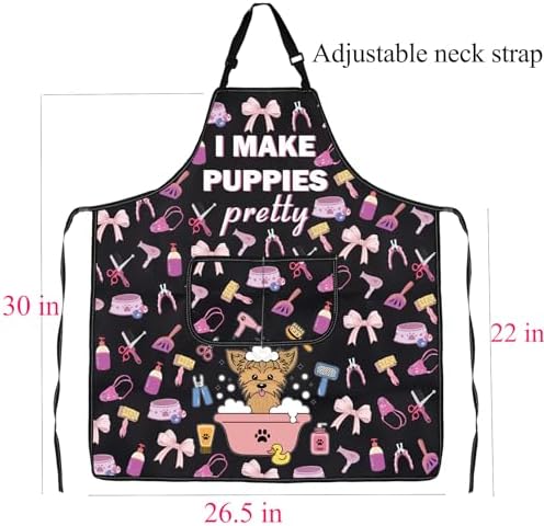 FUSTMW Dog Groomer Apron With Pockets - Image 2