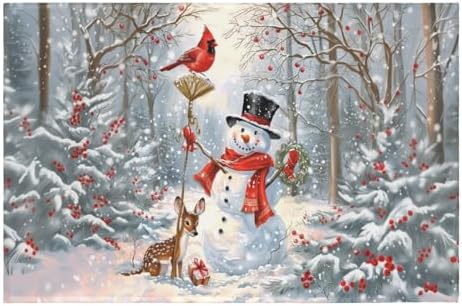 Giwawa Winter Snowman Bath Rug 24x35 Inch by Giwawa