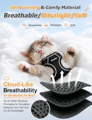 Cat Harness and Leash Set, Escape Proof Kitten Harness - Image 5