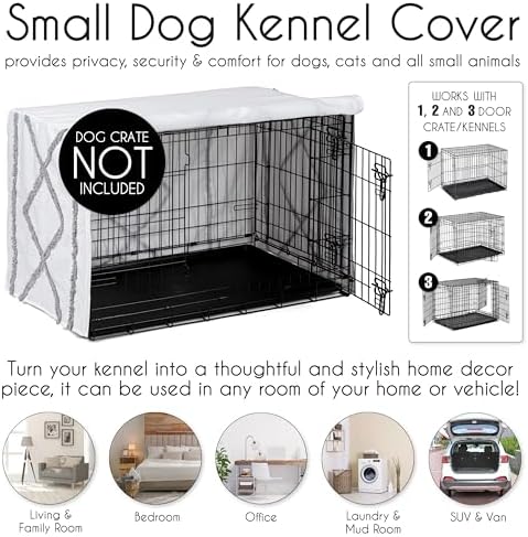 Sweet Jojo Designs 30in. Small/Medium Dog Crate Cover Pet Cage, Kennel Covers - Image 4
