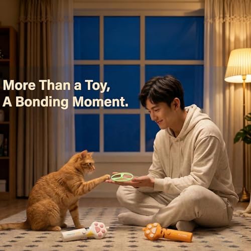 40Pcs Cat Toy Flying Discs, Interactive Cat Fetch Toy - Image 5