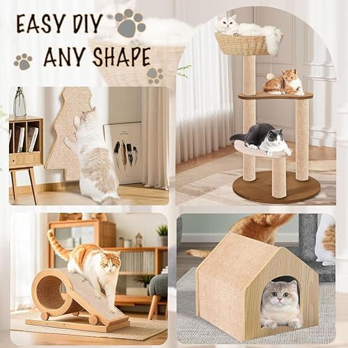 Self-Adhesive Cat Scratching Mat, Couch Protector from Cat Claws - Image 3