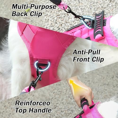 No Pull Tactical Dog Harness for Large Dogs, Service Dog Vest - Image 4