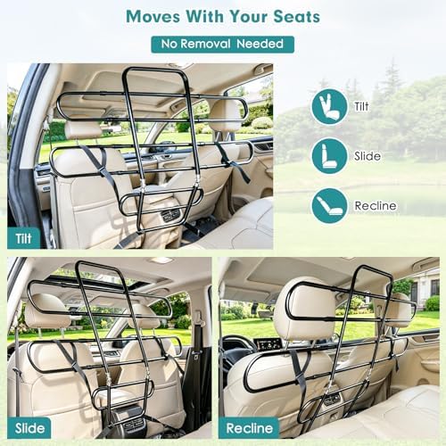 Snagle Paw Dog Car Barrier for SUV, Adjustable 40.5"-58.3" Dog Car Divider for - Image 4