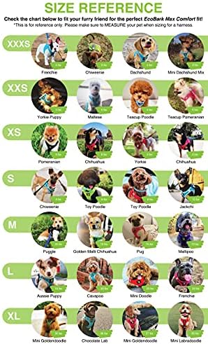 EcoBark Adjustable Step in Dog Harness, Double Padded Vest, X Large - Image 6