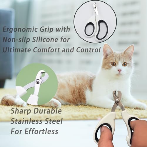 Cat Deshedding & Dematting Brush Kit, 6 Self-Cleaning Tools - Image 4