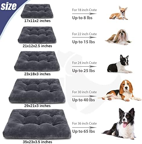 KSIIA Washable Dog Crate Bed Kennel Mat - Image 6