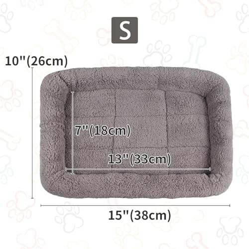 Small Cat Bed Mat Plush Pet Cushion, Puppy Curl Sleep Self Warming Mat - Image 3