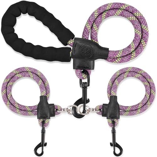Double Dog Leash for Two Dogs by Mengbeitribe