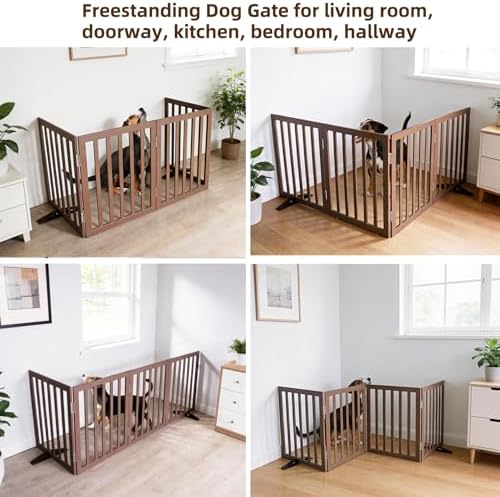 ZJSF Freestanding Indoor Dog Gate - Image 4