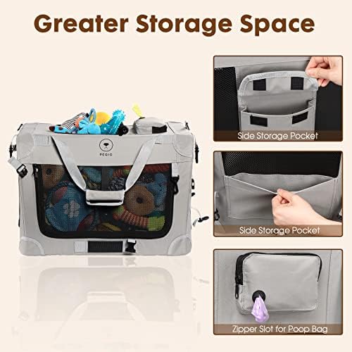 PEGIC Extra Large Cat Carrier for 2 Cats - Image 4