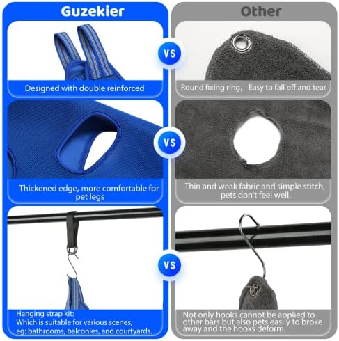 Guzekier Dog Grooming Hammock for Trim Nail, Dog Sling for Grooming, Dog - Image 5