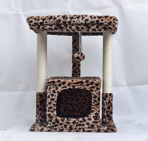 SYANDLVY 27" Cat Tree for Indoor Cats, Activity Tower - Image 2