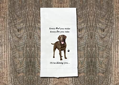 CHOCOLATE LABRADOR Kitchen Towels - Image 2