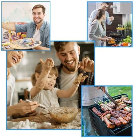 Homsolver Waterproof Dishwasher Apron, Adjustable Rubber Butcher Apron - Image 6