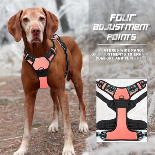BARKBAY Dog Harness No Pull for Large Dogs Front Back Clips, Dog Vest - Image 6