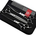 Purple Dragon 8.0 in Dog Grooming Scissors Set by PurpleDragon