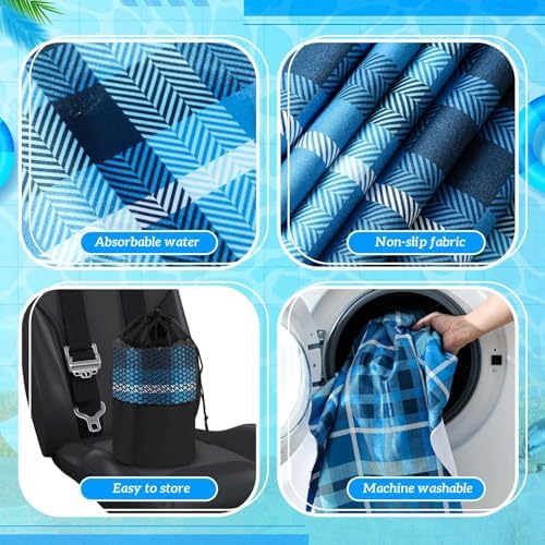 Hahafelt 2 Pack Car Seat Towel Cover - Image 3