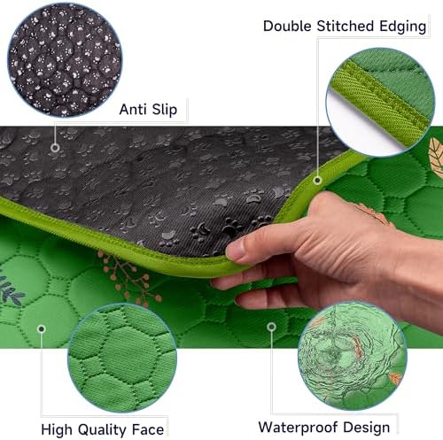 Sunheir Washable Pee Pads for Dogs 2-Pack Reusable Puppy Pads Pet Training Pads - Image 4